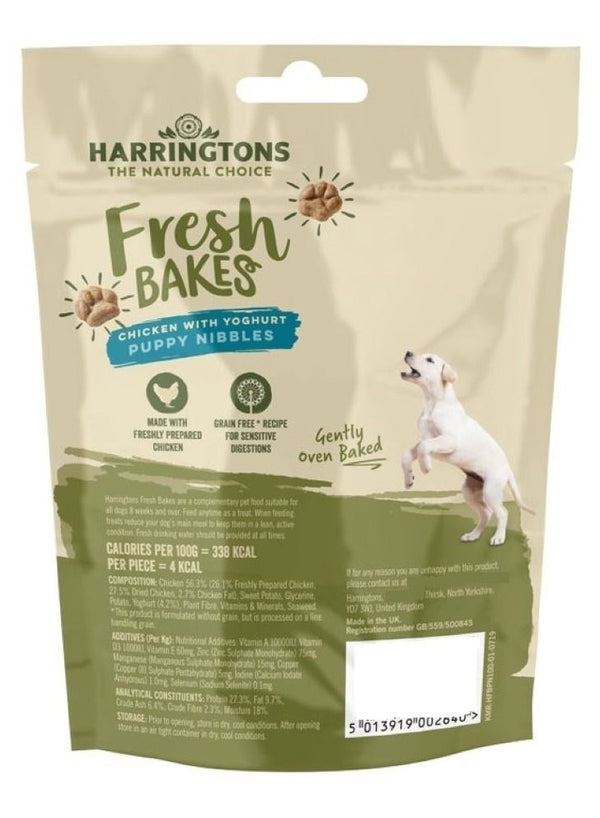 HARRINGTONS Fresh Bakes Chicken Puppy Nibbles 100G