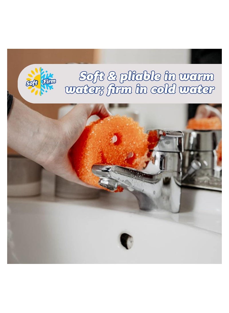 Scrub Daddy Flextexture Scrubbing Sponge Orange