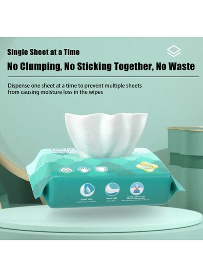 Makuku 99% Water Based Baby Wet Wipes - 20 Pcs