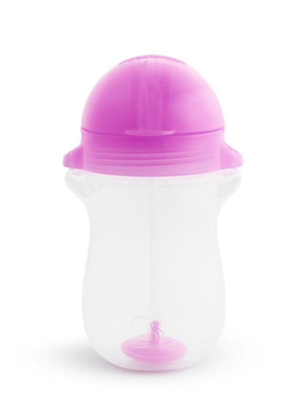Munchkin Tip And Sip Weighted Straw Cup 296 Ml Purple