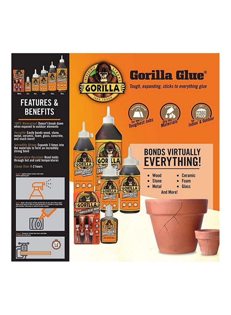 Gorilla Original Waterproof Glue 236 ML