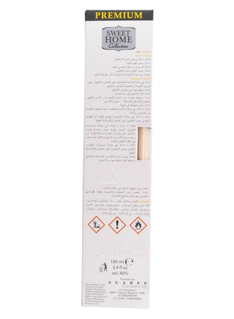 Amber Heart Reed Diffuser 100 ML - Sweet Home