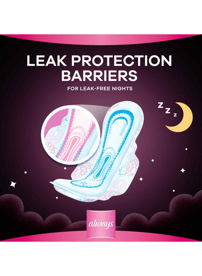 Always Breathable Maxi Thick Night Pads - 24 Pads