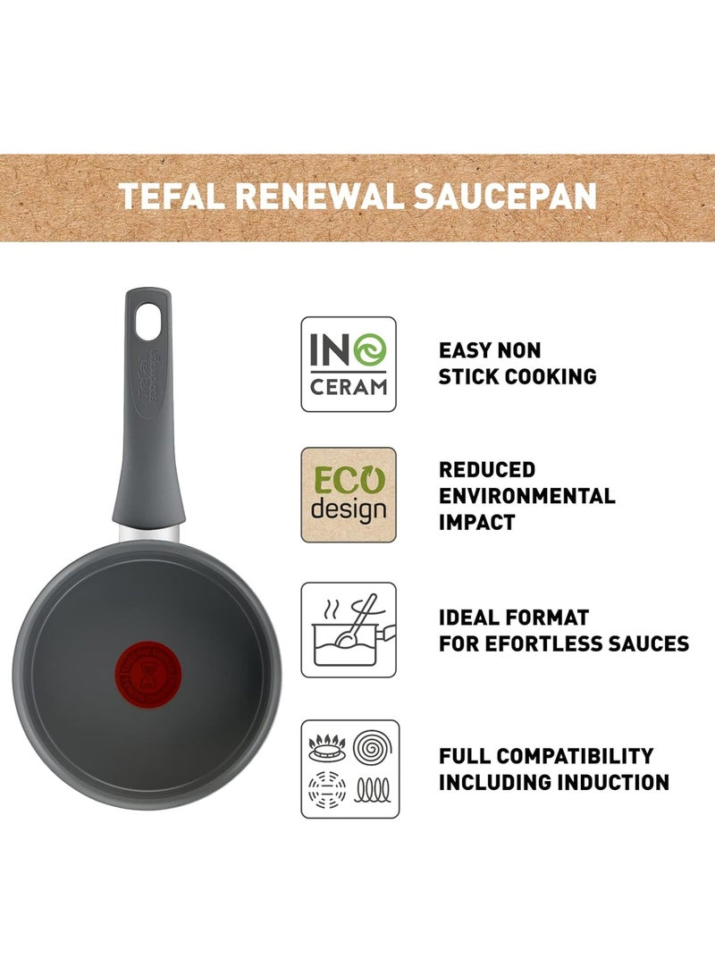 Tefal Renewal Non-Stick Ceramic Saucepan 1.4L