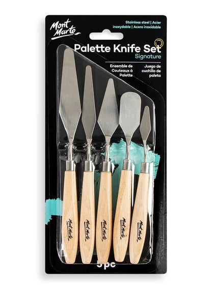Mont Marte Signature Palette Knife Set 5Pc