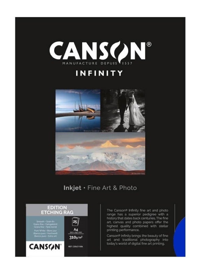 Canson Infinity Edition Etching Rag A4 Paper