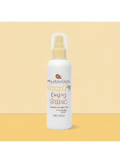 baby curling, butter defines, coconut oil, curl cream, curling custard, curly hai, custard curl, defines softens, frizz control, my little coco, oil shea, oil shea butter, organic coconut, shea butter, softens curly
