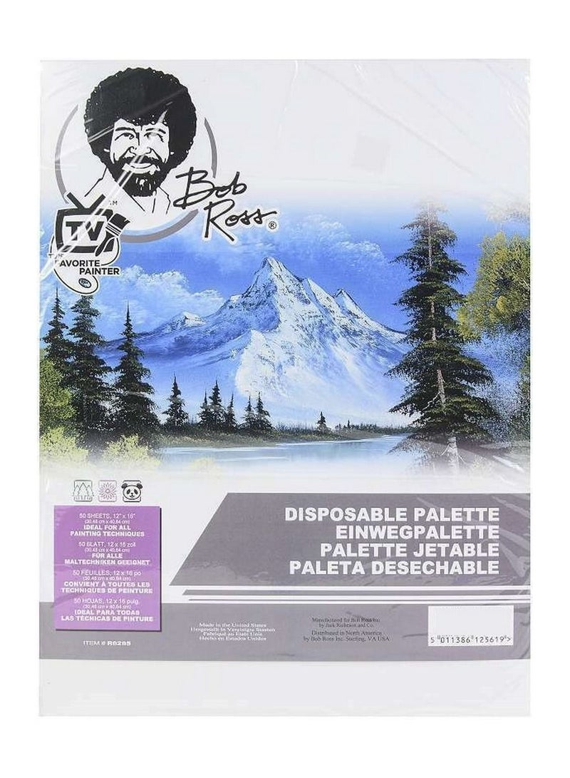 BOB ROSS Disposable Palette 12 X 16 Inch