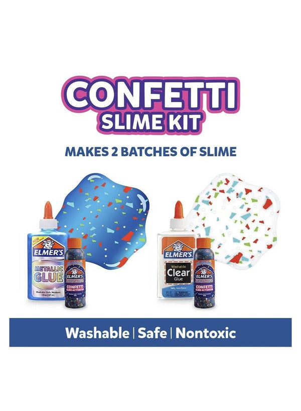 Elmers Confetti Slime Kit - Fun Crafting Activity