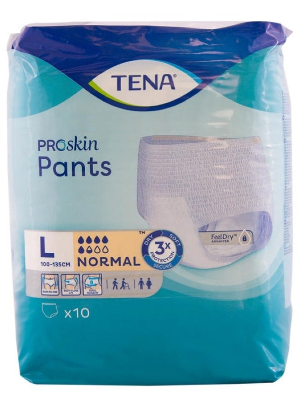 Tena Proskin Pants Large Normal 10'S - Tena