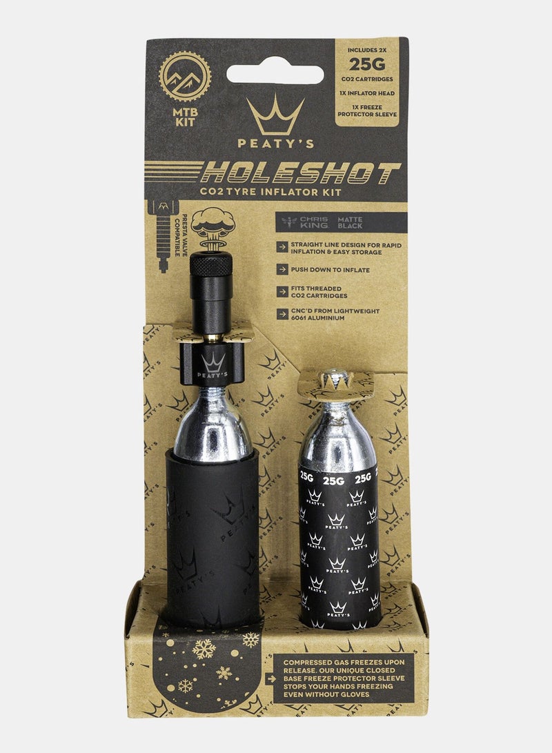 PEATY'S Holeshot Co2 Tyre Inflator 25G