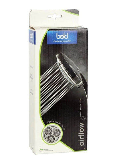 Bold 5 Speed Hand Spray - Premium Shower Head