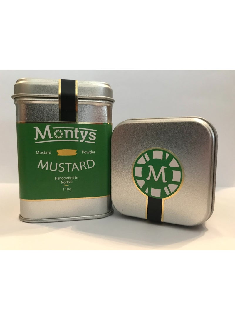 Montys Single Estate Mustard Powder 110 G Tin
