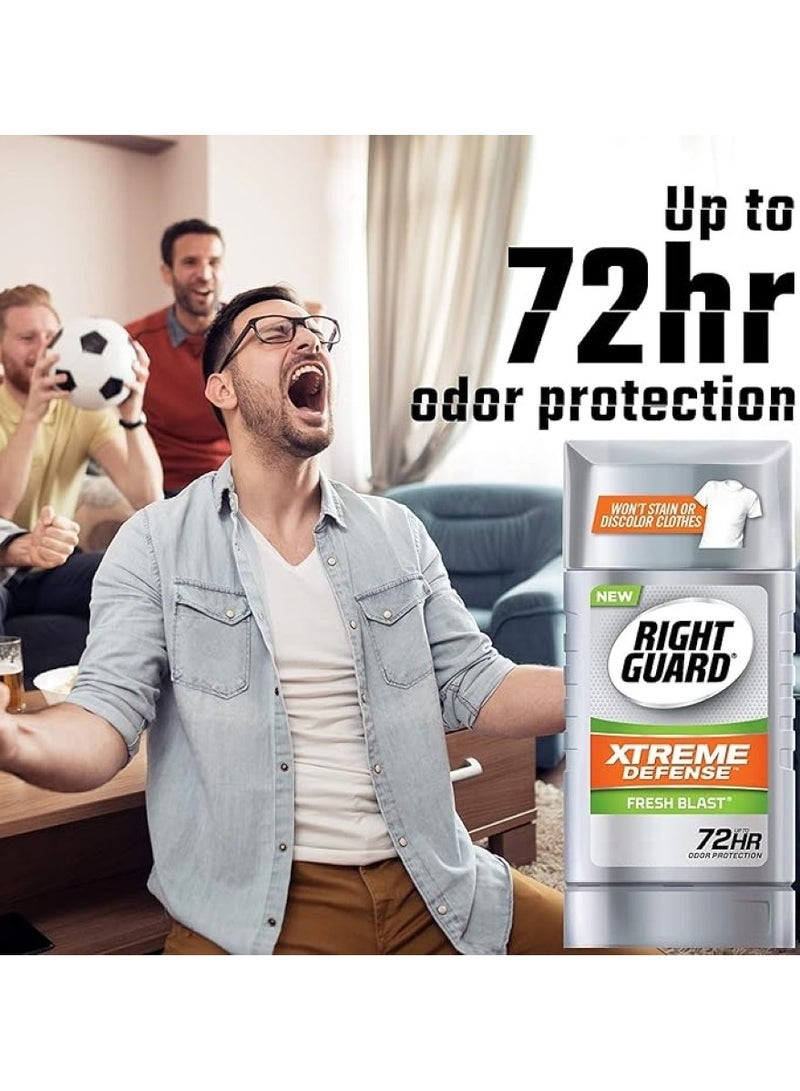Right Guard Xtreme Defense Deodorant Fresh Blast