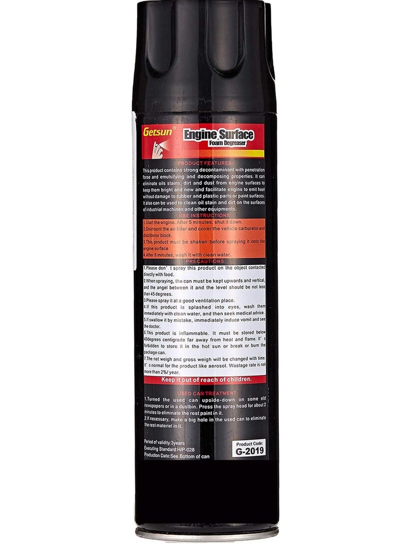 GETSUN Foam Out Engine Surface Degreaser 650ml