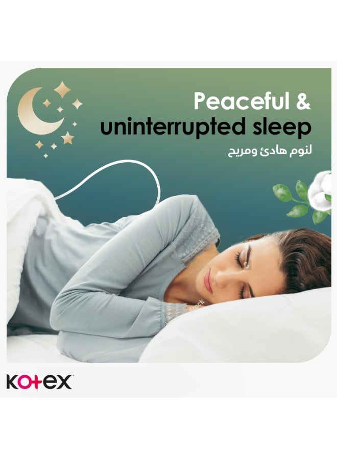 Kotex Natural Maxi Protect Thick Pads - Overnight