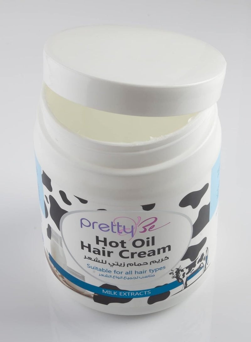 Pretty Be Hot Oil Hair Cream with Milk Extracts 1000 ML