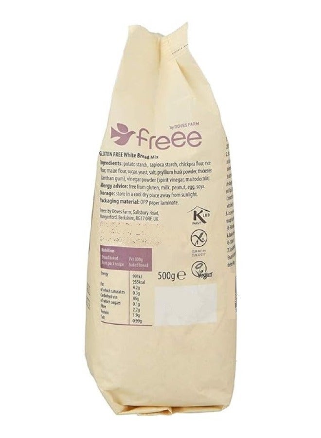Doves Farm Gluten Free White Bread Mix Vegan 500g