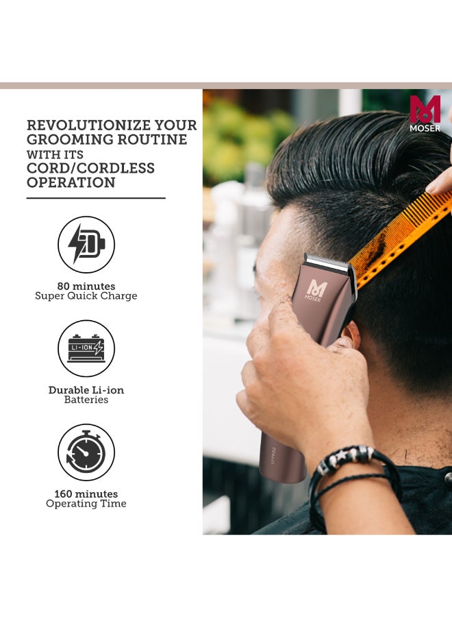 MOSER Li+Pro2 Cordless Hair Clipper for Men