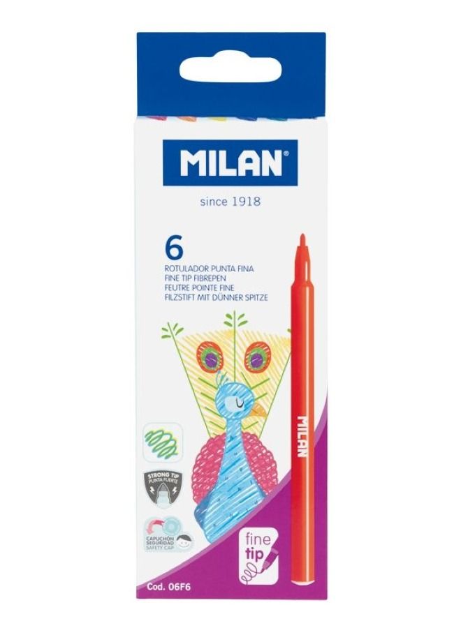 Fine Tip Fibrepens by MILAN for Precise Drawing