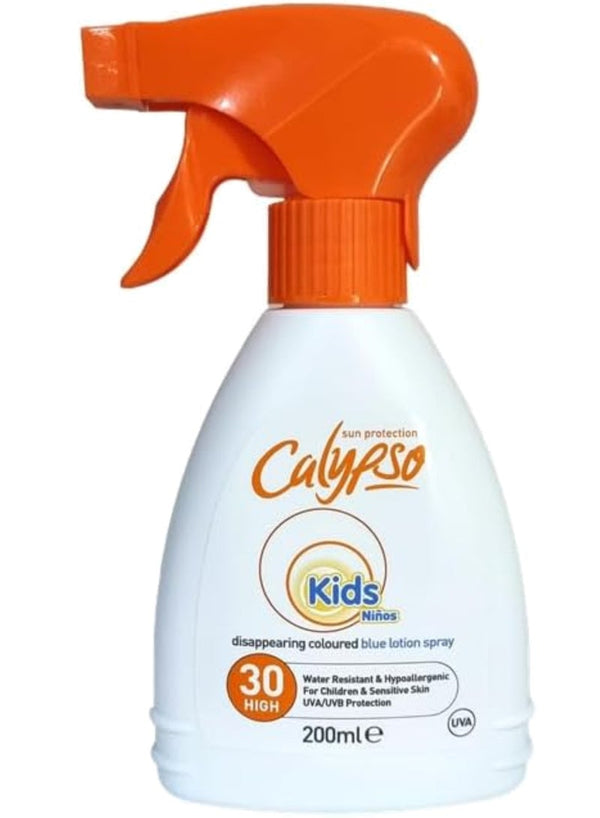 CALYPSO Kids Disappearing Blue Lotion Spray SPF30 200ML