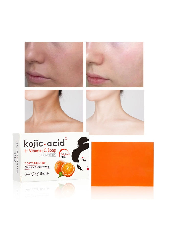 120g key, body 120g, body care, cool dry, dark spot, guanjing beauty, kojic acid, peel oil, sensitive skin, skin tone, skincare, soap bar, soap net, spot care, tone dark
