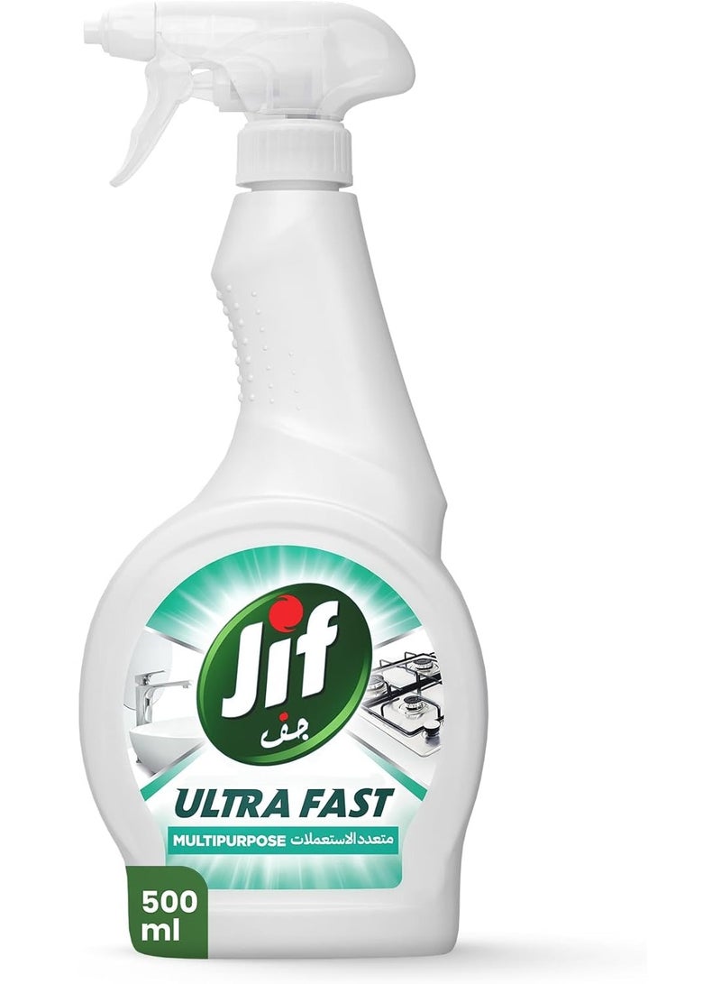 Jif Ultra Fast Cleaner Spray Multipurpose 100% Stain And Mold Removal 500 ML