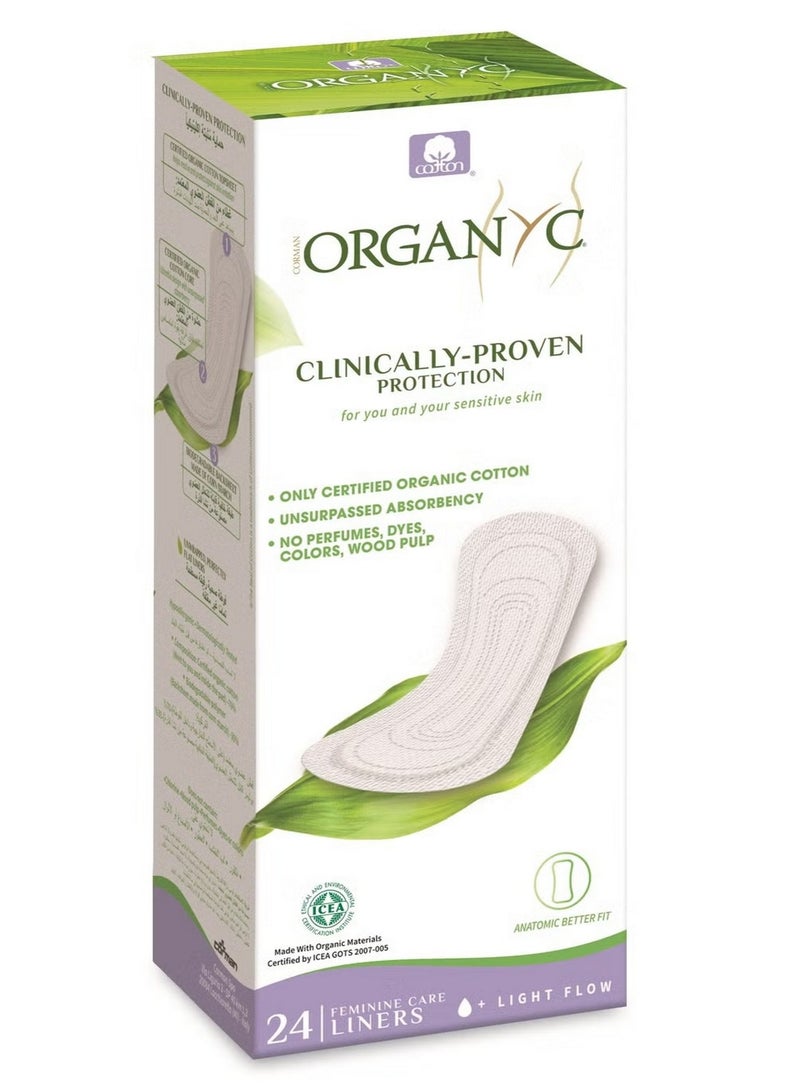ORGANYC Organic Cotton Panty Liners Light Flow