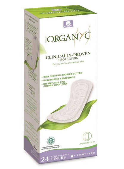 ORGANYC Organic Cotton Panty Liners Light Flow