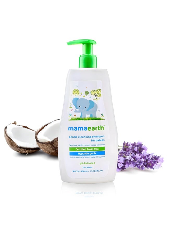 Gentle Cleansing Hair Shampoo for Babies Mamaearth