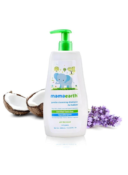 Gentle Cleansing Hair Shampoo for Babies Mamaearth