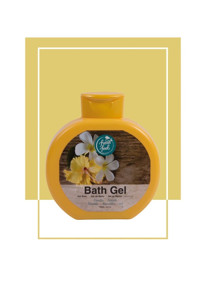FRESH FEEL Vanilla Bath Gel 750 ML