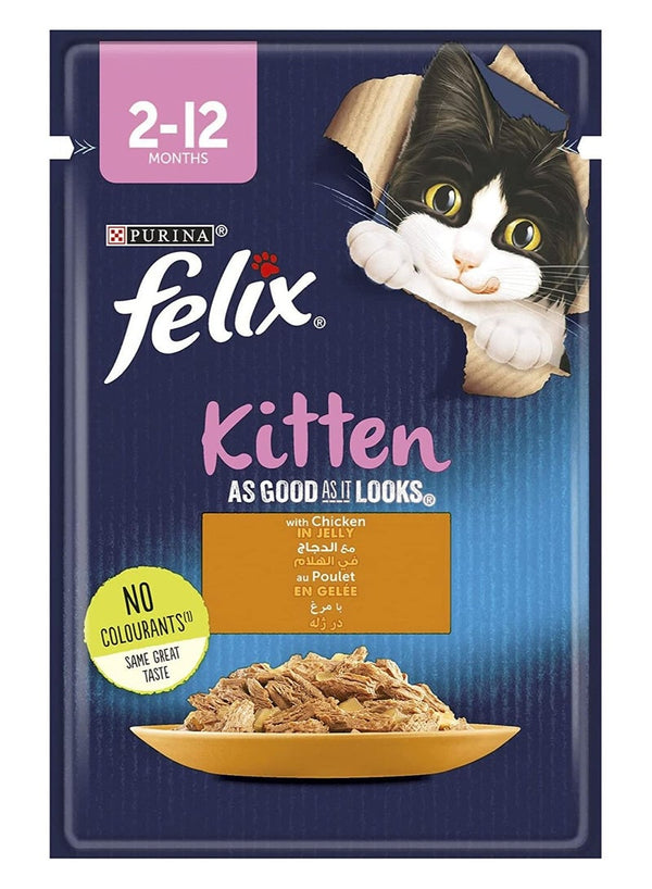 Premium Cat Food with Chicken in Jelly - PURINA