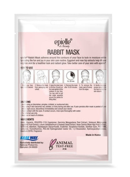 Epielle Rabbit Character Mask - Lifting & Brightening