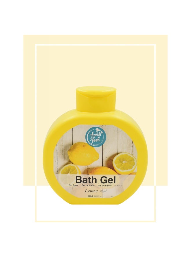 FRESH FEEL Lemon Shower Gel 750 ML