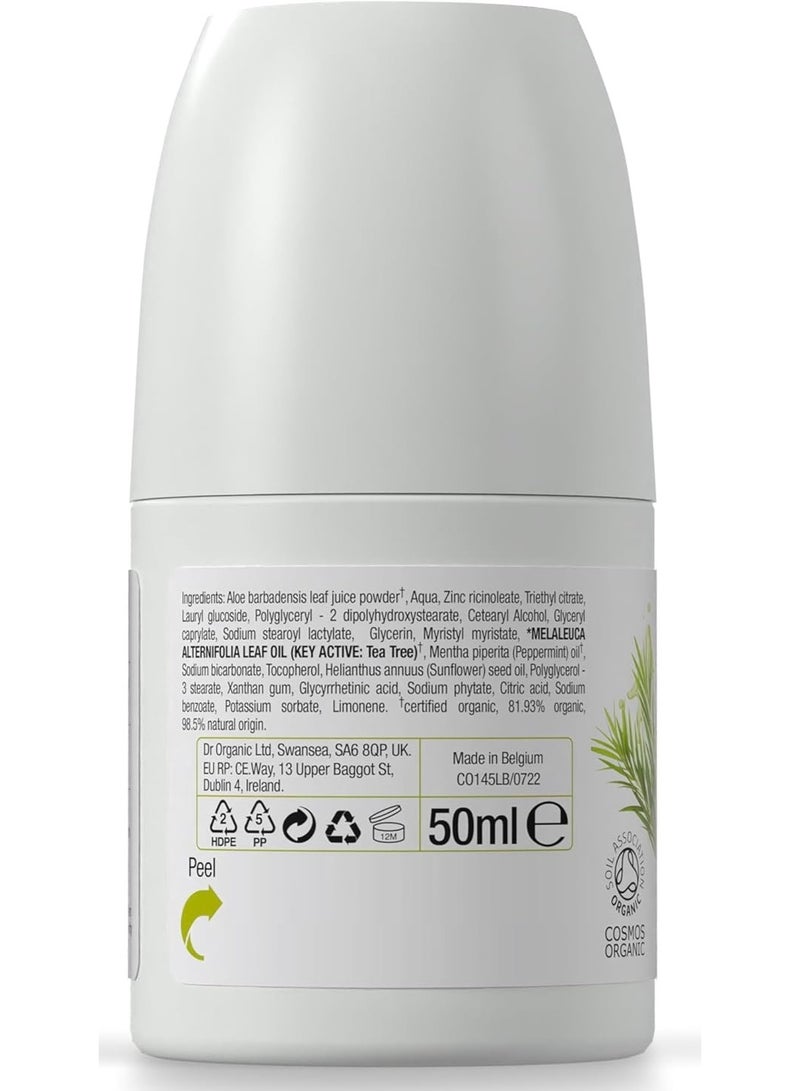 Dr.Organic Tea Tree Deodorant Roll On 50 ML