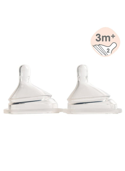 Hegen Teat Medium Flow 2 Pack for 3 to 6 Months