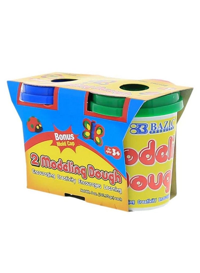 Bazic Modeling Dough Multi Colour 142g