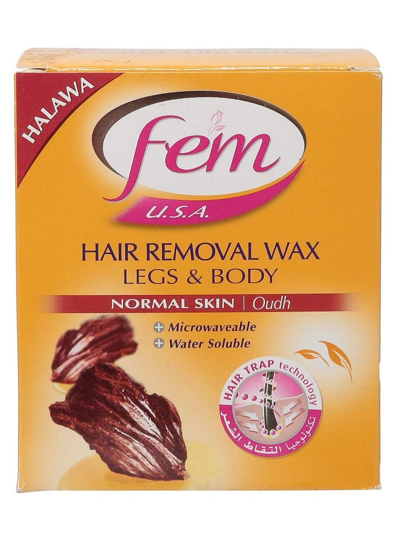 Hair Removal Wax for Legs & Body - Fem
