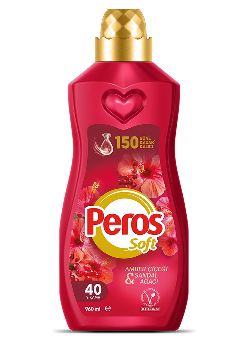 Peros Soft Concentrated Softener Amber Blossom & Sandalwood 960 ML
