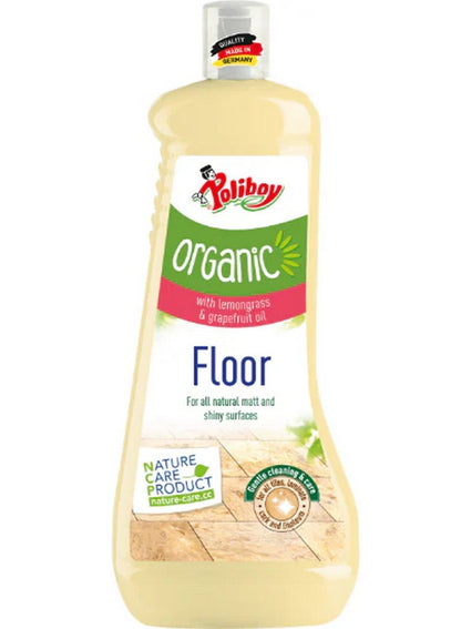 Natural Floor Cleaner with Lemongrass & Grapefruit - Poliboy