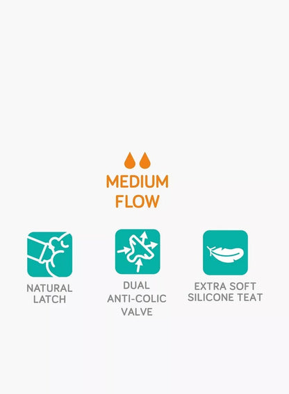 JUNIORS Dual Anti Colic Teats for Effortless Feeding