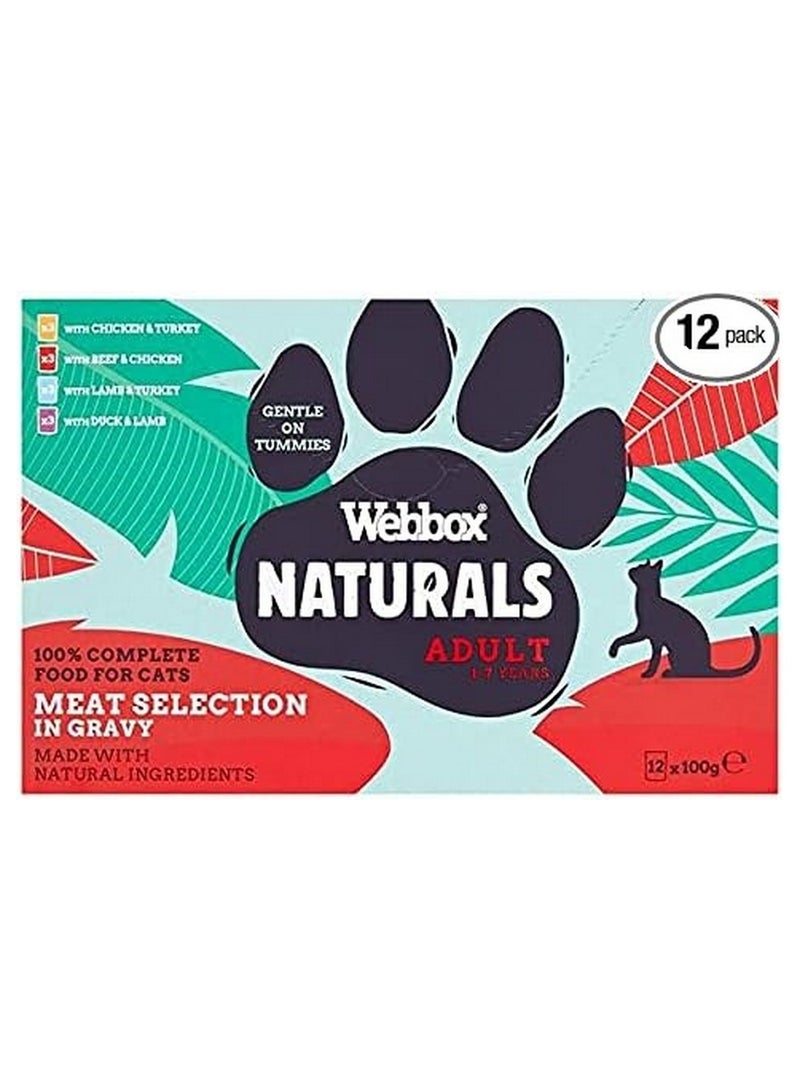 Webbox Meat Selection In Gravy Cat Food
