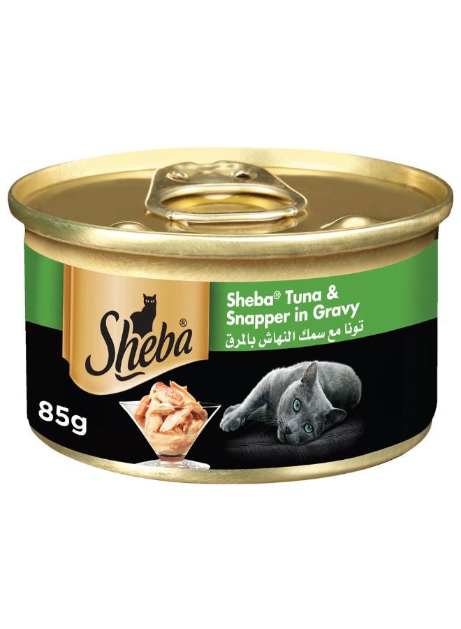 Sheba Tuna and Snapper Cat Food Can 85g