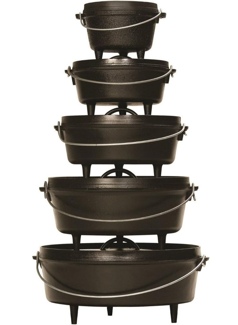 Lodge Cast Iron Deep Camp Dutch Oven 12 Inch