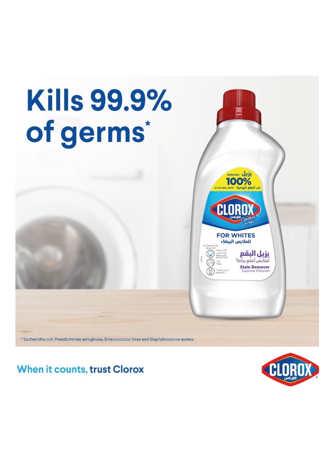 Clorox Liquid Stain Remover for White Clothes 900ml