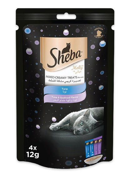 Sheba Melty Creamy Treats for Cats - Tuna & Seafood