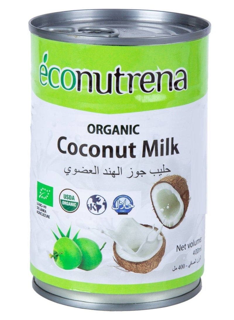 Econutrena Organic Coconut Milk Light 400 ML