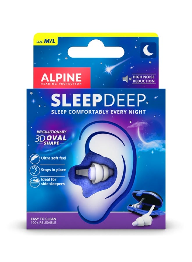 Alpine Sleepdeep Soft Ear Plugs for Better Sleep
