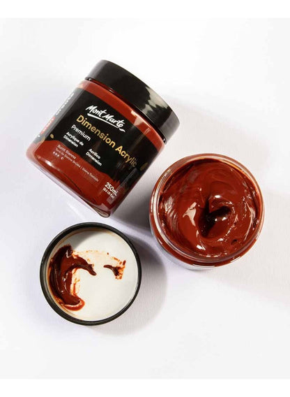 Mont Marte Burnt Sienna Acrylic Paint 250ml